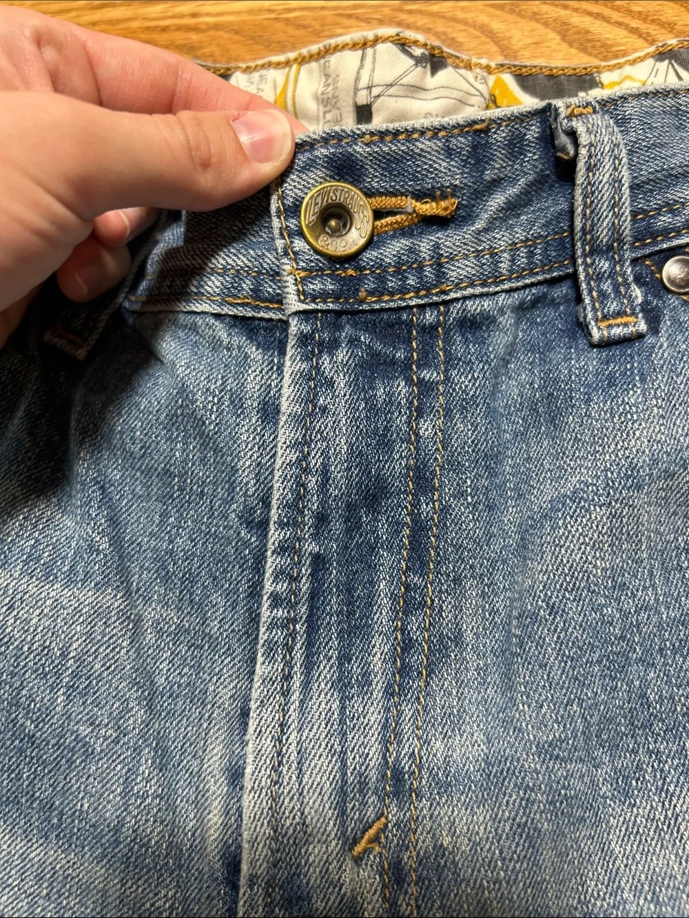Levi’s Long Utility Jorts See Measurements Boys 16 Regular